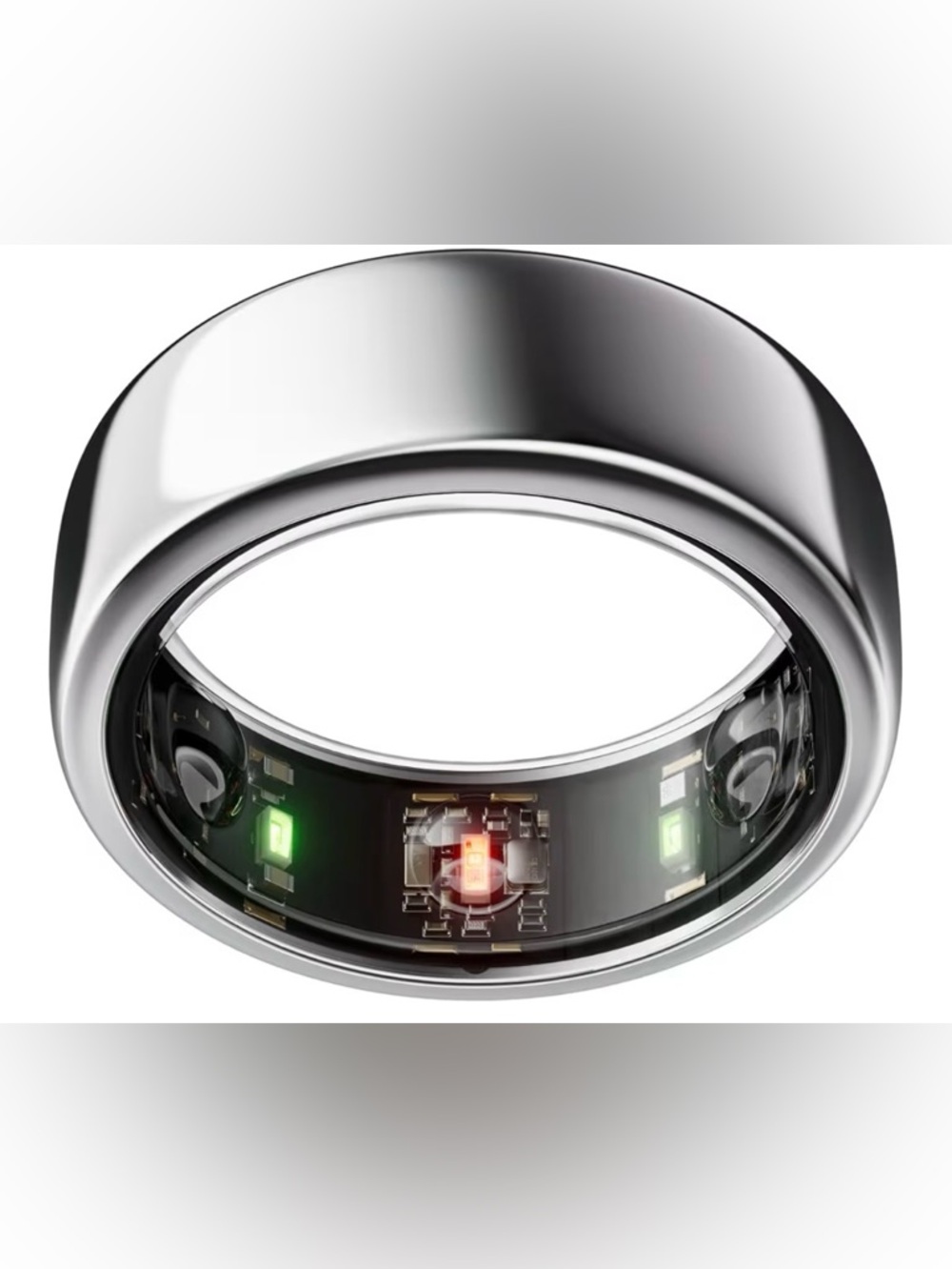 Size US7 -  Oura Ring Gen3 Horizon - Silver -  Smart Ring + Charger